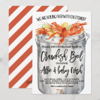 Crawfish Boil Baby Shower Invitation