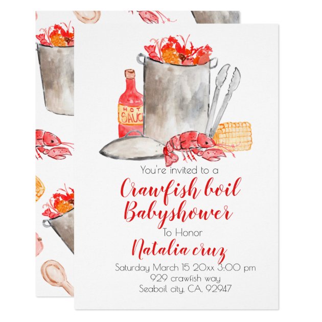 crawfish boil baby shower
