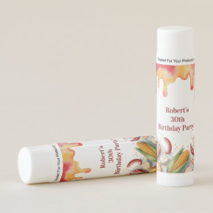 Crawfish Boil Birthday Party For Adults Favor Lip Balm
