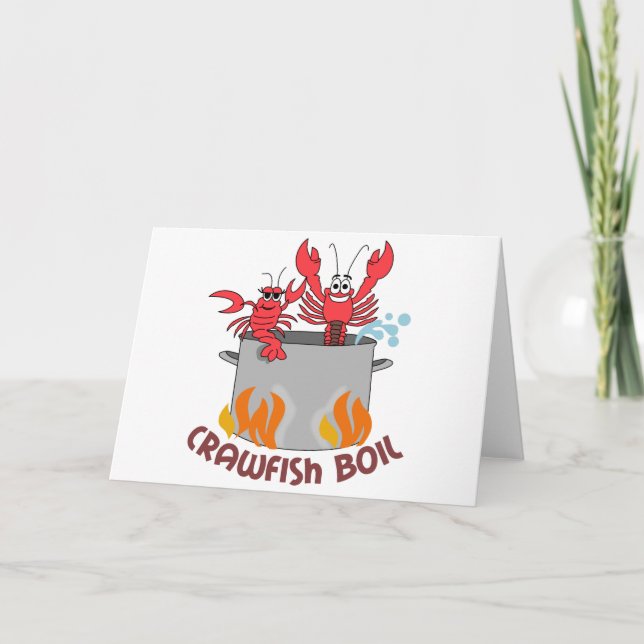 Crawfish Boil Card (Front)