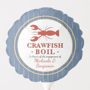 Crawfish Boil Couples Shower Engagement Party Balloon