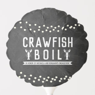 Crawfish Boil Couples Shower Engagement Party Balloon