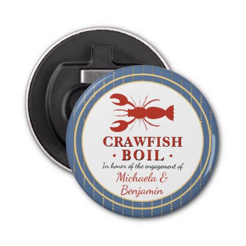 Crawfish Boil Couples Shower Engagement Party Bottle Opener