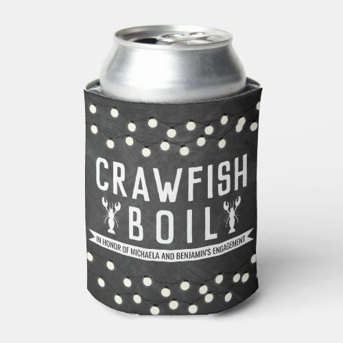 Crawfish Boil Couples Shower Engagement Party Can Cooler