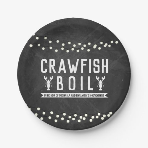 Crawfish Boil Couples Shower Engagement Party Paper Plates