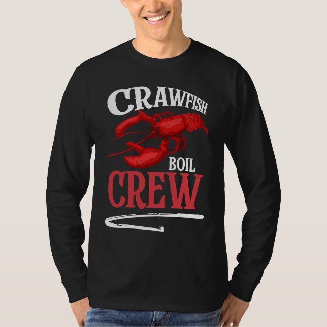 Crawfish Boil Crew Crayfish  2 T-Shirt (Front)