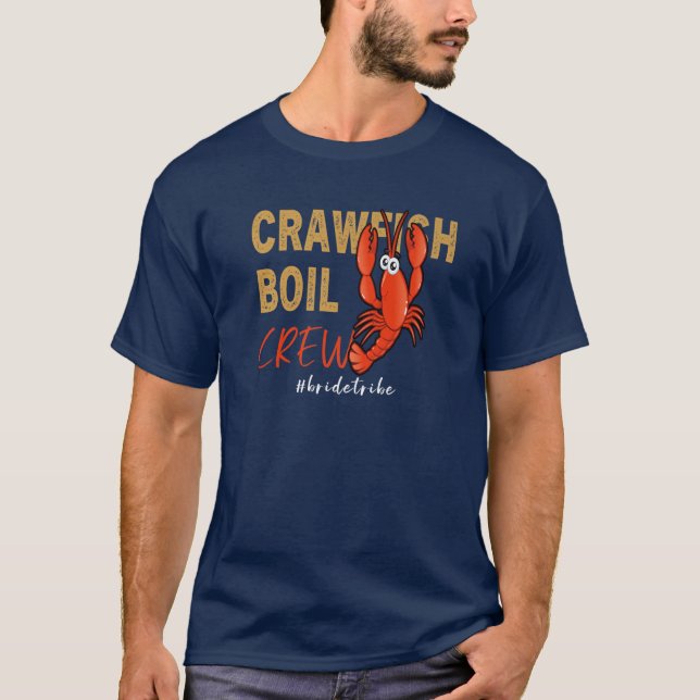 Crawfish Boil Crew Funny Pretty Womens Crawfish Bo T-Shirt (Front)
