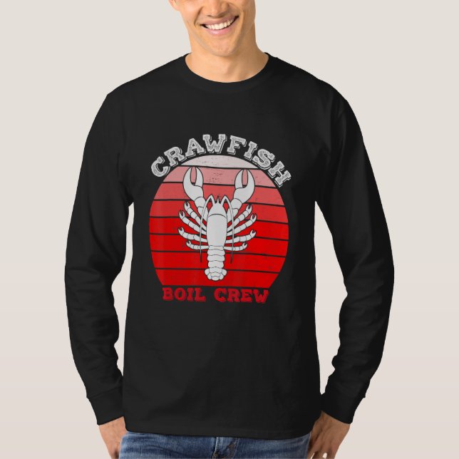 Crawfish Boil Crew Seafood Cajun Crayfish Louisian T-Shirt (Front)