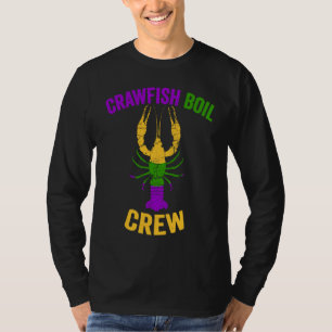 Crawfish Boil Crew Tee Lobster Crayfish Mardi Gras