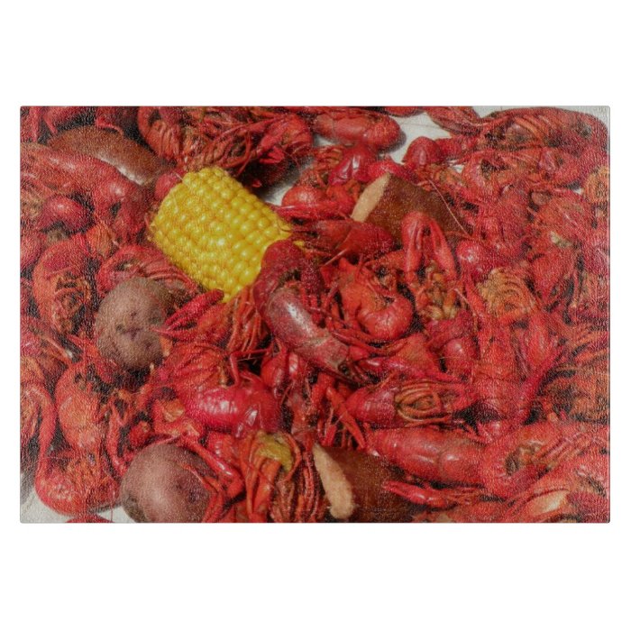 Crawfish Boil Cutting Board