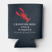 Crawfish Boil Engagement Party Can Cooler (Front)