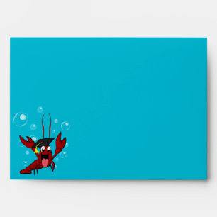 Crawfish Boil Graduation Party Envelope