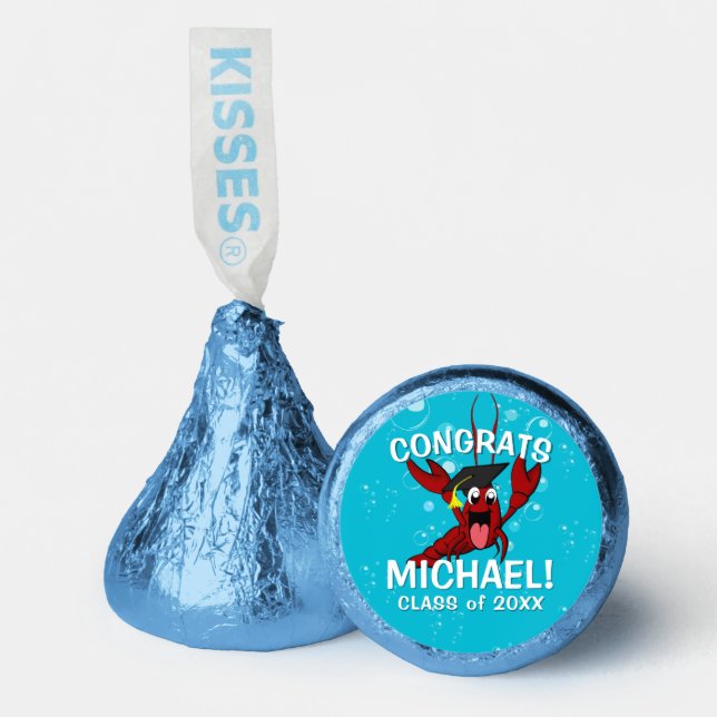Crawfish Boil Graduation Party Hershey®'s Kisses® (Front)