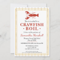 Crawfish Boil High School College Graduation Party
