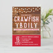 Crawfish Boil High School Graduation Party Invitation (Standing Front)