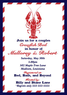 Crawfish Boil Invitations Zazzle