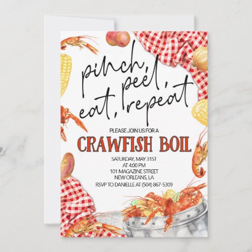 Crawfish Boil Invitation