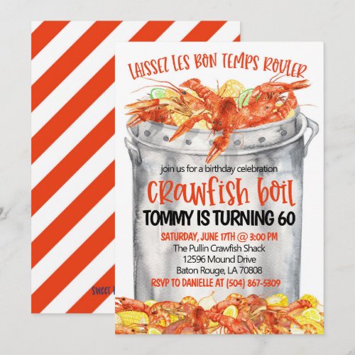 Crawfish Boil Invitation