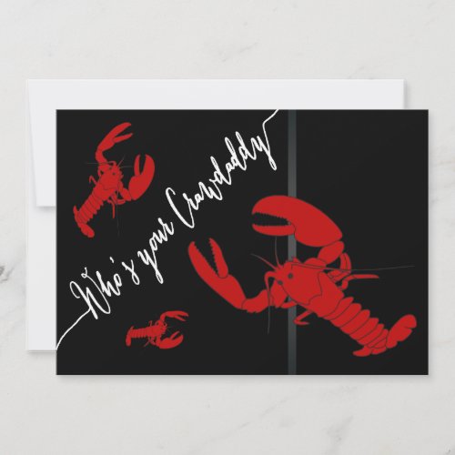 Fun Crawfish Boil Invitations