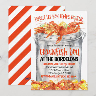 Crawfish Boil Invitation