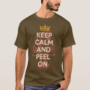 Crawfish Boil Keep Calm Peel Cajun Seafood Festiva T-Shirt