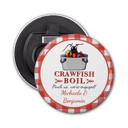 Crawfish Boil Lobster Barbecue Engagement Party Bottle Opener