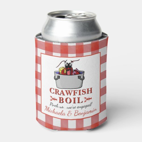 Crawfish Boil Lobster Barbecue Engagement Party Can Cooler