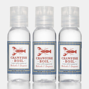 Crawfish Boil Lobster Party Engagement Hand Sanitizer