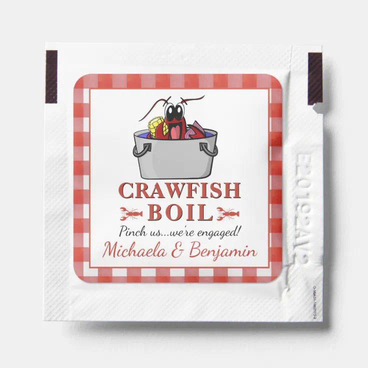 4 Pack Crawfish Table Cover Includes Crawfish Banners Ideal for Birthday Party Crawfish Party Lobster Party Picnic 