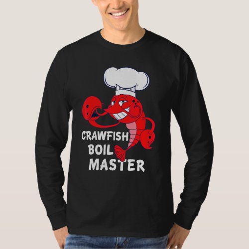 Crawfish Boil Master Cajun Seafood Festival Vintag T_Shirt