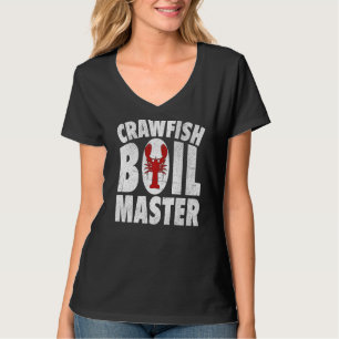 Crawfish Boil Master Mens Cajun Festival Crawfish  T-Shirt