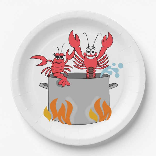 Crawfish Boil Paper Plates (Front)