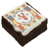 Crawfish Boil Party –Cajun Seafood Celebration Brownie (Angled)