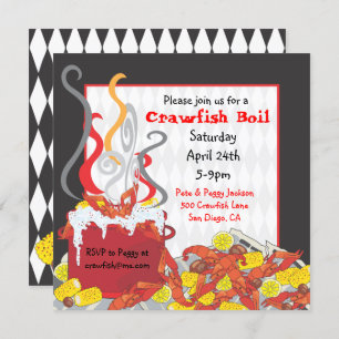 Crawfish Boil party invitation