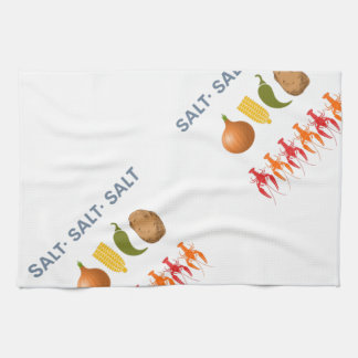 Crawfish Boil Recipe Kitchen Towel