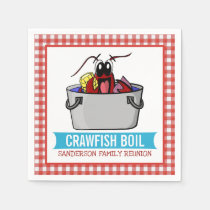 Red Crawfish Boil Seafood Party Engagement Picnic Paper Plates - tap/click  to get yours right now! #PaperPlates #crawf…