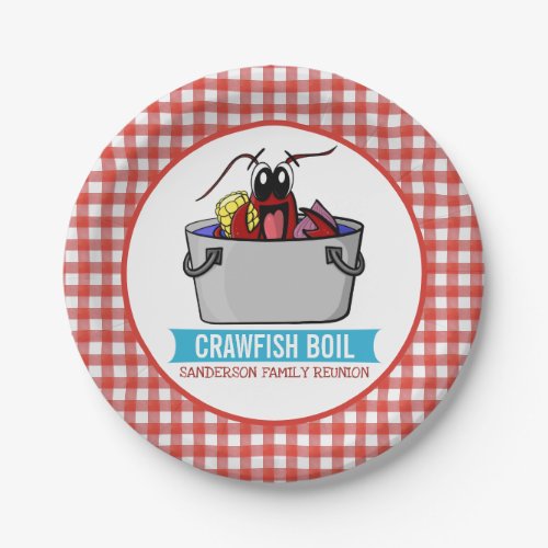 Crawfish Boil Seafood Party Picnic Family Reunion Paper Plates