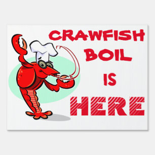 Crawfish Boil Sign