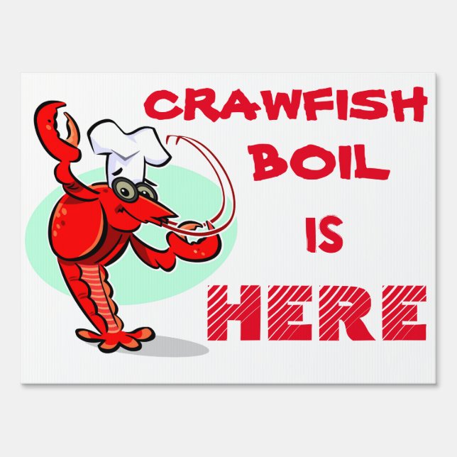 Crawfish Boil Sign (Front)