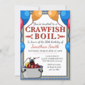 Crawfish Boil Special Event Birthday Invitation (Front)
