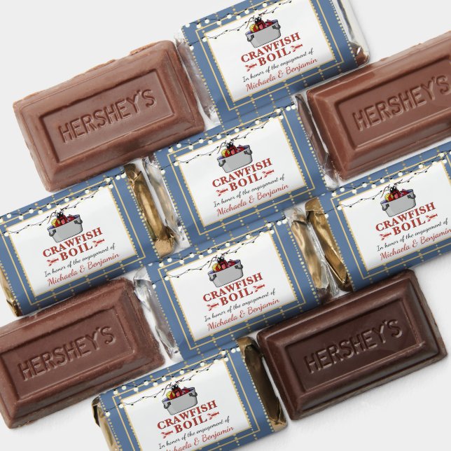 Crawfish Boil Special Event Engagement Party Hershey's Miniatures (Assorted)