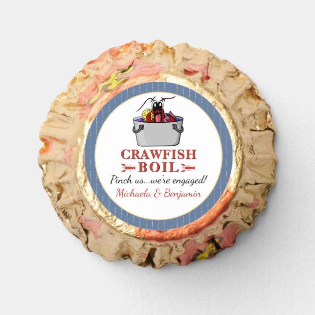 Crawfish Boil Special Event Engagement Party Reese's Peanut Butter Cups (Front)