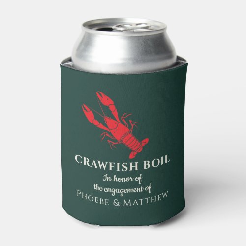 Crawfish Boil Summer Engagement Party Can Cooler