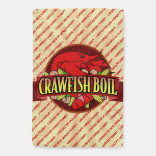 Crawfish Boil Weatherproof Garden Flag