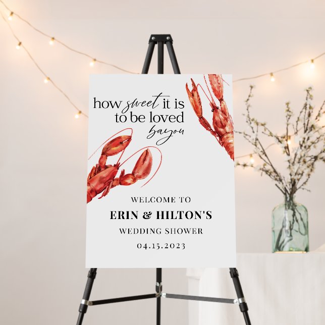 Crawfish Boil Welcome Sign (In Situ (Stand))