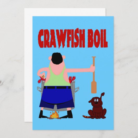 Crawfish Boil with Dog (Front/Back)
