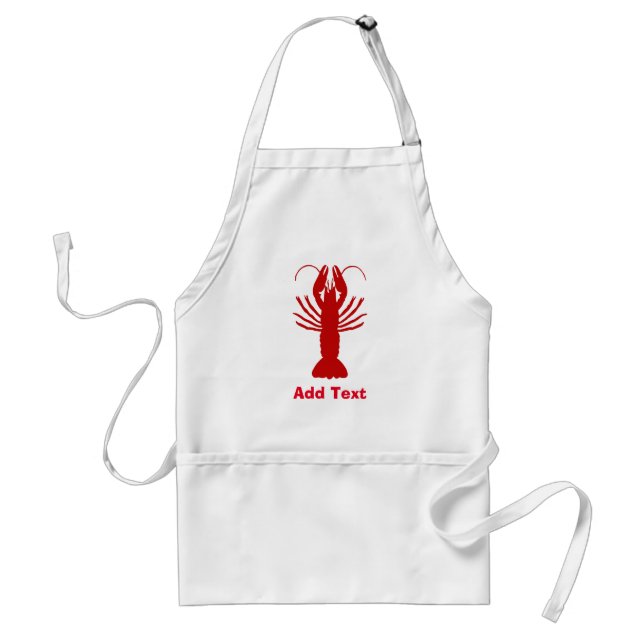 Crawfish (boiled) (Lobster) Adult Apron (Front)