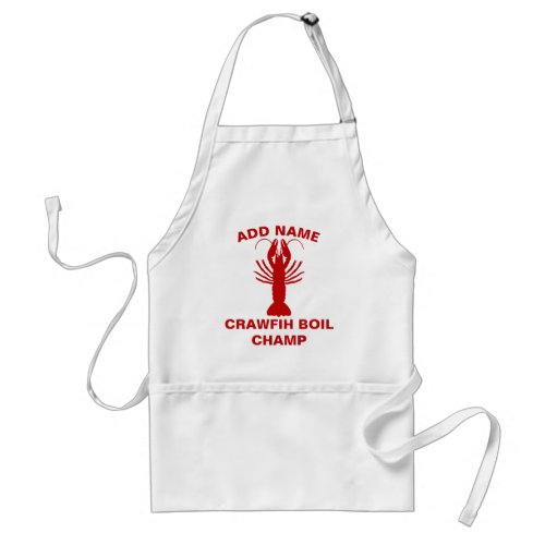 Crawfish boiled Lobster Adult Apron