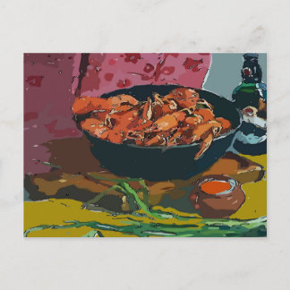Crawfish Bowl Postcard