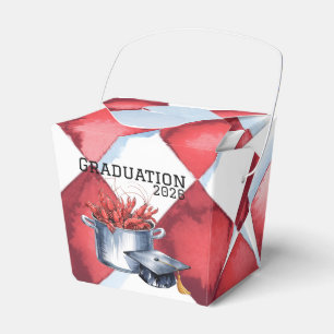 Crawfish & Caps: A Boiled Graduation Celebration  Favor Boxes